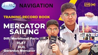 Training Record Book PT 1  Mercator Sailing computation  DLAT DLO DMP LAT 2 LONG 2 [upl. by Kirenoj]