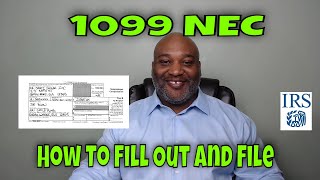 1099 NEC  How To Fill Out And File [upl. by Itirahc]