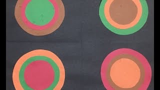 Kandinsky cut circles Concentric circles [upl. by Erhart]