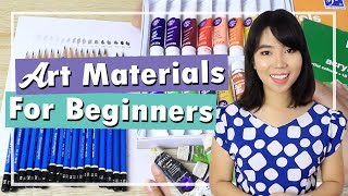 Art Materials for Beginners  Student  Philippines [upl. by Undis991]