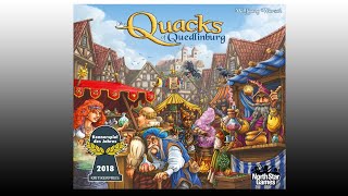 The Quacks of Quedlinburg Board Game Playthrough  Panik Games Showcase [upl. by Au]