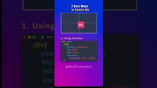 2 way to Center Div [upl. by Hume]