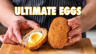 The Perfect Egg Recipe Scotch Eggs 3 Ways [upl. by Anih]