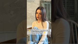 Cute Hairstyle Idea ✨💘 hairstyle cutehairstyle easyhairstyle haircut howto aesthetics hair [upl. by Ahsaya]