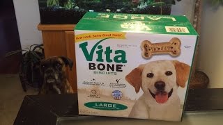 Vita Bone Dog Biscuits Review [upl. by Brotherson734]