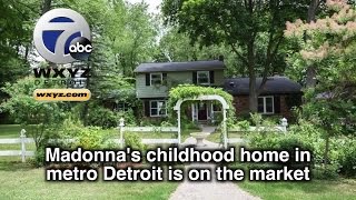 Madonnas childhood home in Rochester Hills for sale for nearly 500K [upl. by Ahsiem]