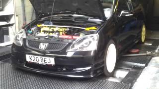 EP3 Type R at TDI North  256bhp amp 174lbs ft of torque 236 Nm [upl. by Poppy]