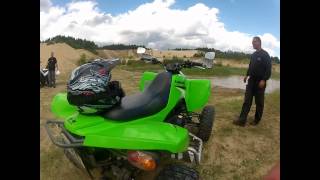 Kymco Maxxer 450i geht Tauchen Mud Chilla Z Germany [upl. by Ahcmis]