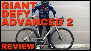 Giant Defy Advanced 2 Review  Giants entrylevel endurance road Road Performance Bike [upl. by Lyford]