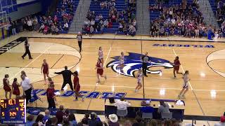 Harrisonville High vs Warrensburg High School Girls Varsity Basketball [upl. by Nart]