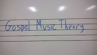 Gospel Music Theory  Scales and Terminology [upl. by Nnylarej293]