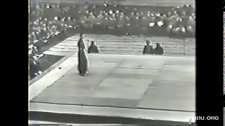 根岸流 NEGISHI RYU 1950  Nihon Kobudo Demonstration NHK [upl. by Nolaf]