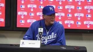 Royals Manager Ned Yost talks about tonights Wildcard game matchups [upl. by Bigner]