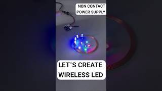 wireless non contact power supply LED [upl. by Frohman]