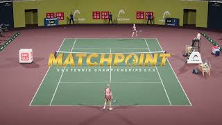 Anisimova vs Rybakina Demo Match Point [upl. by Toh]