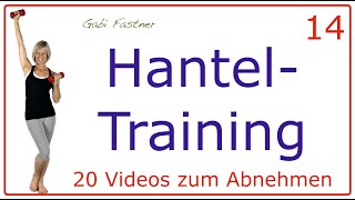 1420❗️25 min Hantel Training  kompaktes Workout für straffe Arme Po und Bauch [upl. by Htiduj]