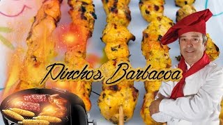 ✅ Pinchos Morunos receta  Pinchos Barbacoa  BARBACOA  BBQ [upl. by Ttej]