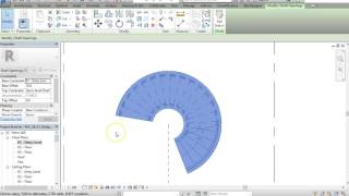 How to draw a spiral stairs in Revit [upl. by Luba]