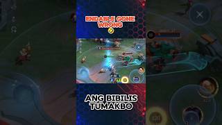 ENDABLE GONE WRONG ANG BIBILIS TUMAKBO 🤣 MLBB shorts mlbbmeme luoyi [upl. by Clougher604]