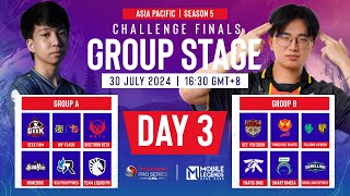 🔴 FIL AP  Snapdragon Mobile Challenge Finals Group Stage  Season 5 Day 3 [upl. by Ichabod]