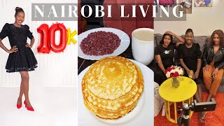 CELEBRATING 10K SUBSCRIBERS  2024 Vision Board Intentional Friendships Living LifeNairobi Vlog [upl. by Kerstin]