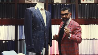 Key features of a Real Bespoke Suit  Prakash Parmar BespokeDubai [upl. by Antonella40]