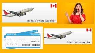 billet davion pas cher  comment réserver un billet davion [upl. by Carbrey]