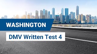 2024 Washington DMV Written Test 4 [upl. by Akinek]