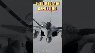 F16 Refueling MidAir Action shorts aviation [upl. by Ennail]