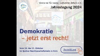 VskA Jahrestagung 2024 in Köln [upl. by Baynebridge]