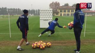 Allenamento dei portieri in preparazione di BFCEmpoli [upl. by Aja139]