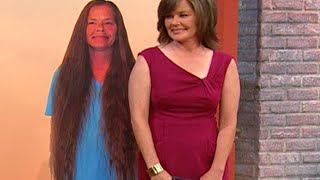 Woman Gets Dramatic Haircut After 30 Years  Rachael Ray Show [upl. by Ezana]