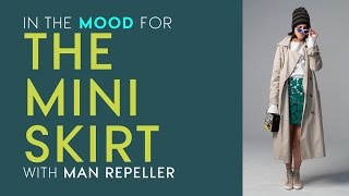 How to Wear a MiniskirtFashion Advice wMan Repeller Leandra MedineStylecomIn the Mood For [upl. by Atoel]