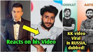 Jass Manak REACTS to Mir Umers Video Koshur Kalakar video Viral in Russia dubbed to Russian [upl. by Lashonde]