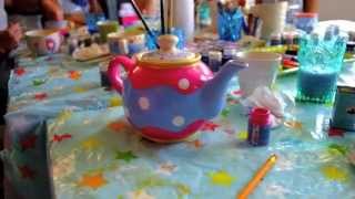 DIYTutorial servies beschilderen [upl. by Holly]