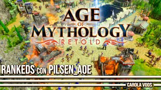 AoM ⚔️ Full rankeds con PilsenAoE 🏛️ AGE OF MYTHOLOGY RETOLD [upl. by Neleb428]