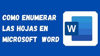 ✅Como enumerar las hojas en word 🔥2021🔥 [upl. by Eda]