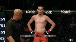 TUF 27 Joe Giannetti vs Allan Zuniga [upl. by Twila]