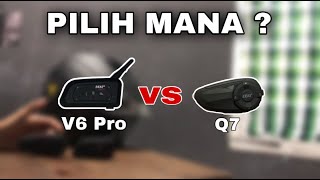 INTERCOM EJEAS V6 PRO vs EJEAS Q7  Mana yang terbaik [upl. by Anikal]