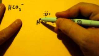 Lewis Dot Structure of HCO2 Formate Ion [upl. by Arva]