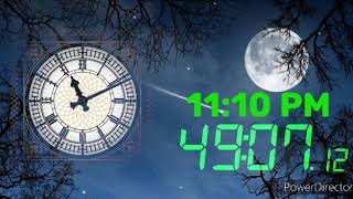 1 Hour 60 Minutes Countdown  London Big Ben Clock 11 pm to Midnight 12 am Remix BBC Version [upl. by Assillam]