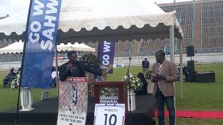 Norman Maroto best friend Trymore Mtisi farewell speech at Norman Maroto stadium parade [upl. by Ormond]