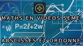 Maths en vidéo 5ème Les abscisse et ordonné [upl. by Thetis948]