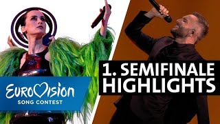 ESC 2021 Alinas und Stefans Highlights des ersten Halbfinales  Eurovision Song Contest  NDR [upl. by Wurster]