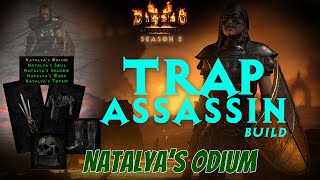 D2R Trap Assassin Build using Natalyas Odium  TrapSin  Natalyas Set  Patch 25 [upl. by Maryellen951]