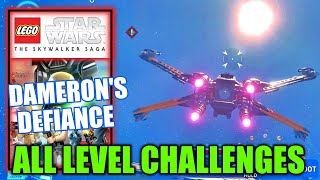 Dameron’s Defiance  Level Challenges Gameplay  Lego Star Wars The Skywalker Saga [upl. by Atinyl]