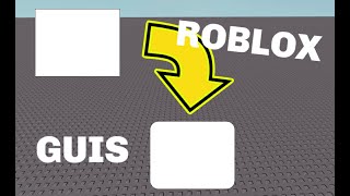 ROBLOX STUDIO  How to modify your GUIS Roundify them [upl. by Ankeny]