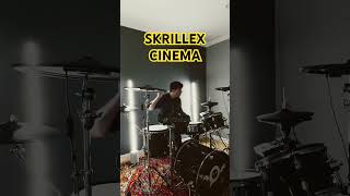 SKRILLEX  cinema shorts skrillex edm rave drums drummer [upl. by Atteloiv605]