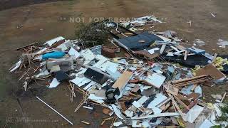 02042022 Hale County  Sawyerville AL  Tornado Aftermath  Manufactured Homes Destroyed [upl. by Marelda]