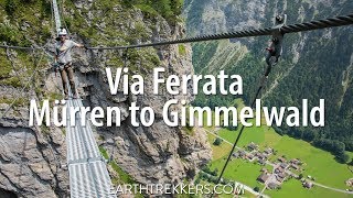 Life on the Edge  Via Ferrata Mürren to Gimmelwald [upl. by Virgilia685]